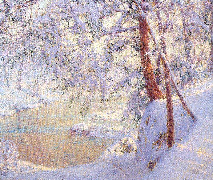 Palmer, Walter Launt Winter Light and Shadows oil painting image